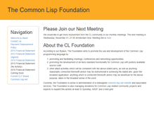 Tablet Screenshot of cl-foundation.org